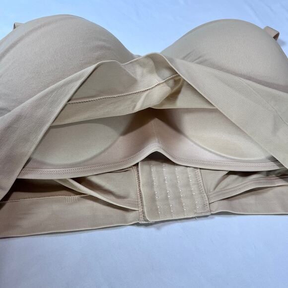 ✨Truekind Daily Comfort Bra Wireless Nude Beige Size 3XL Plus Size Seamless - Picture 4 of 6
